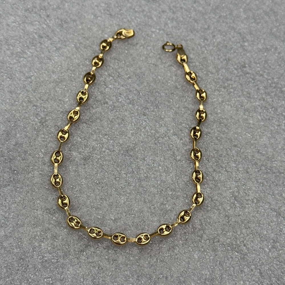 Gold Chain Link Bracelet